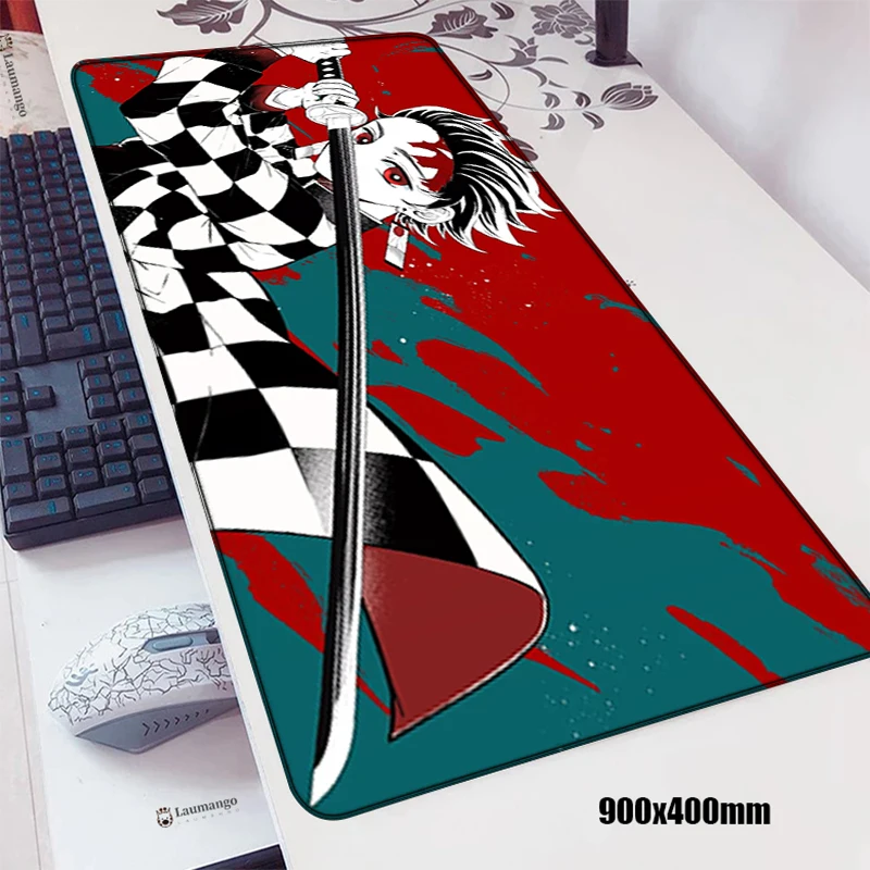 

Play Mat Demon Slayer Kimetsu No Yaiba Deskmat Large Gaming Mouse Pad Speed Carpets For Office Gamer Keyboard Mousepad Company
