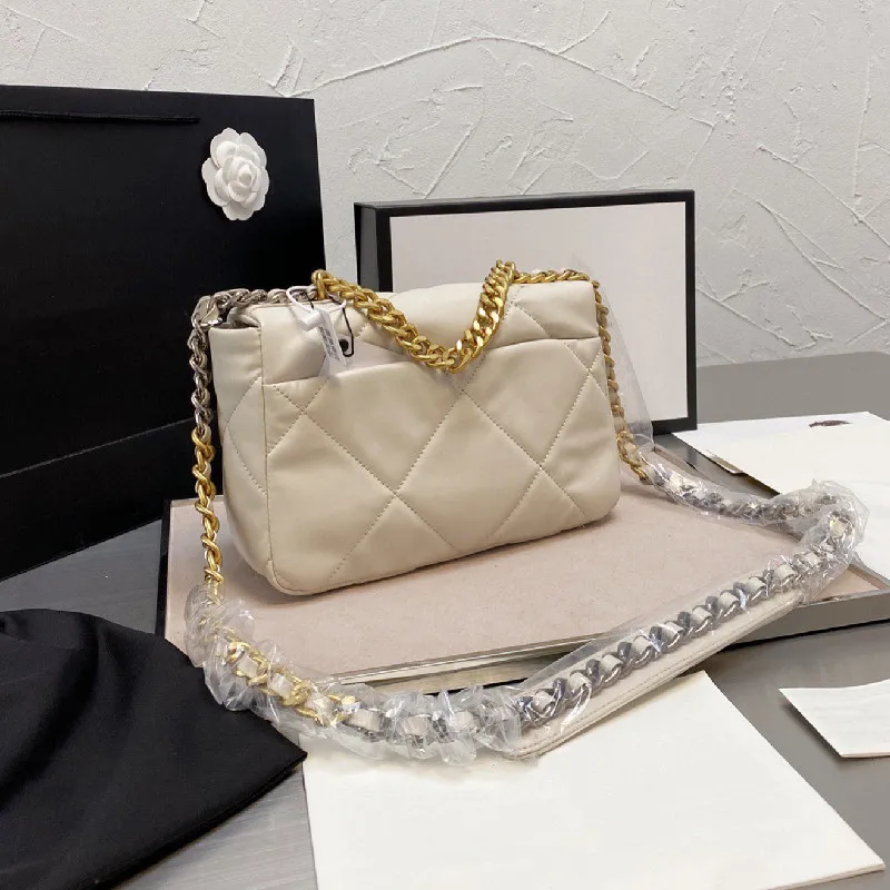 

Brand Bags Fashion Popular Bags Ladies 2021 New Trendy Wild Crossbody Original Sheepskin Soft Leather Diamond Bag Chain Girl Bag