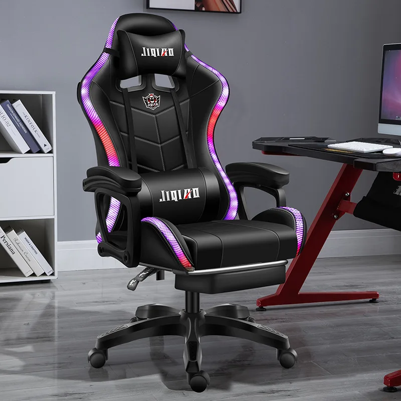 Новинка 2021 игровое кресло компьютерное высокого качества с массажем кожаное