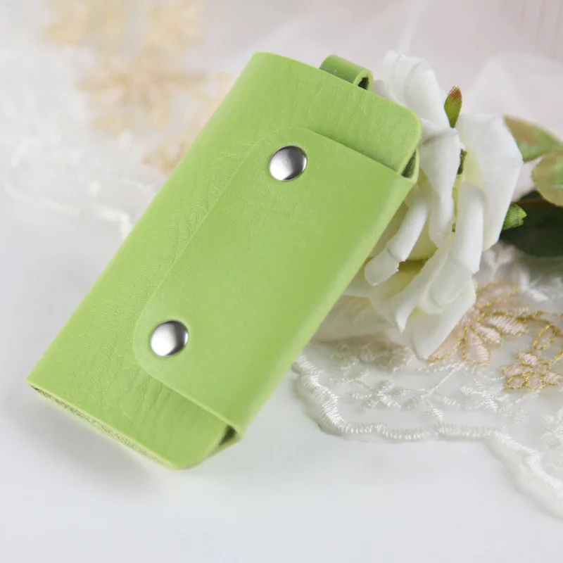 

PU Leather Housekeeper Holders Car Keychain Key Holder Bag Case Wallet Cover
