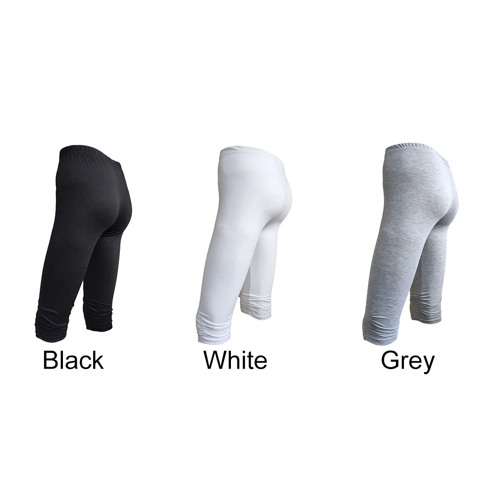 Летние мягкие однотонные женские леггинсы тонкие майки для бега облегающие