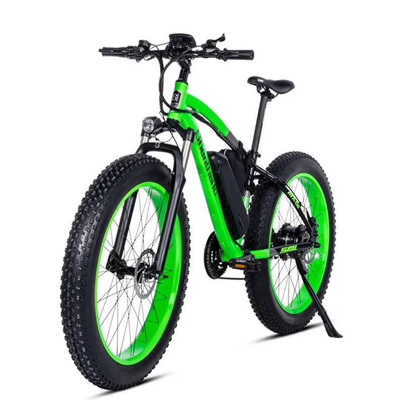 26 дюймовый fat ebike 48V500w bafang мотор электрический горный велосипед снегоход 17ah