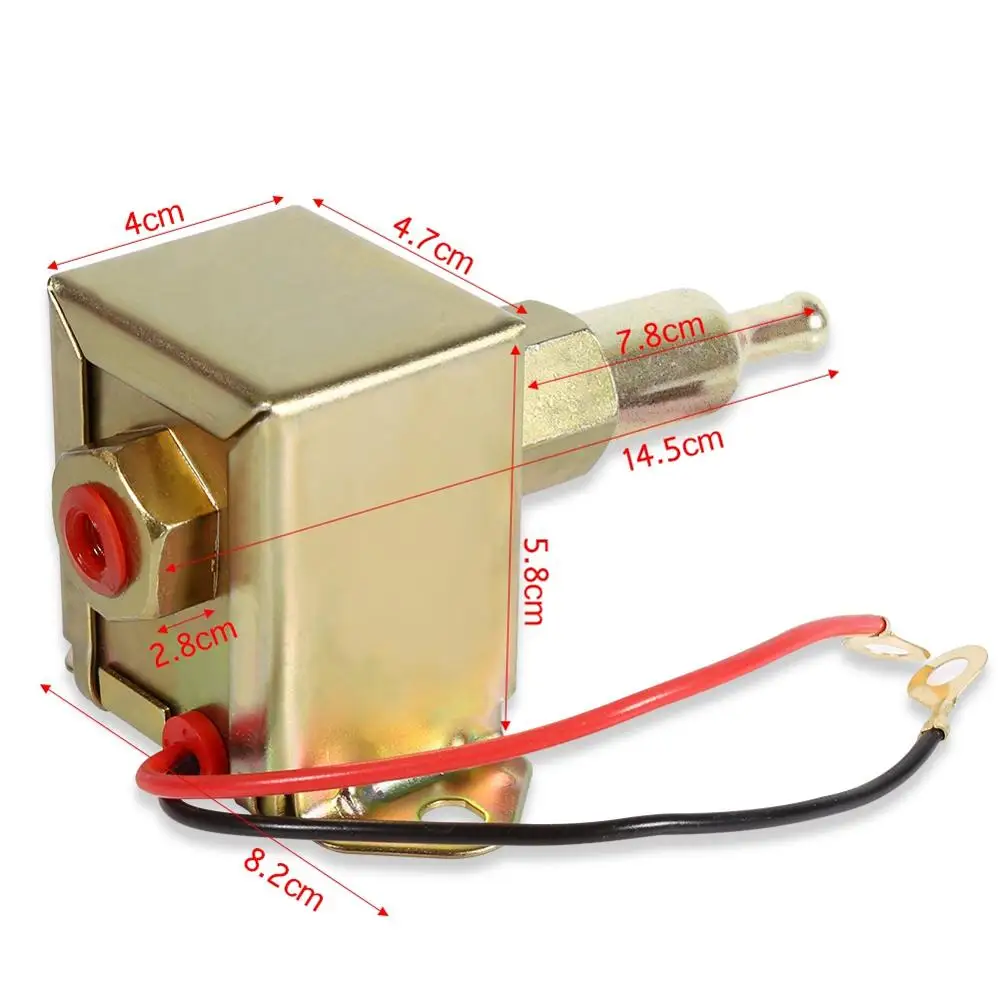 Универсальный Электрический топливный насос 12 В встроенный фильтр дизельный