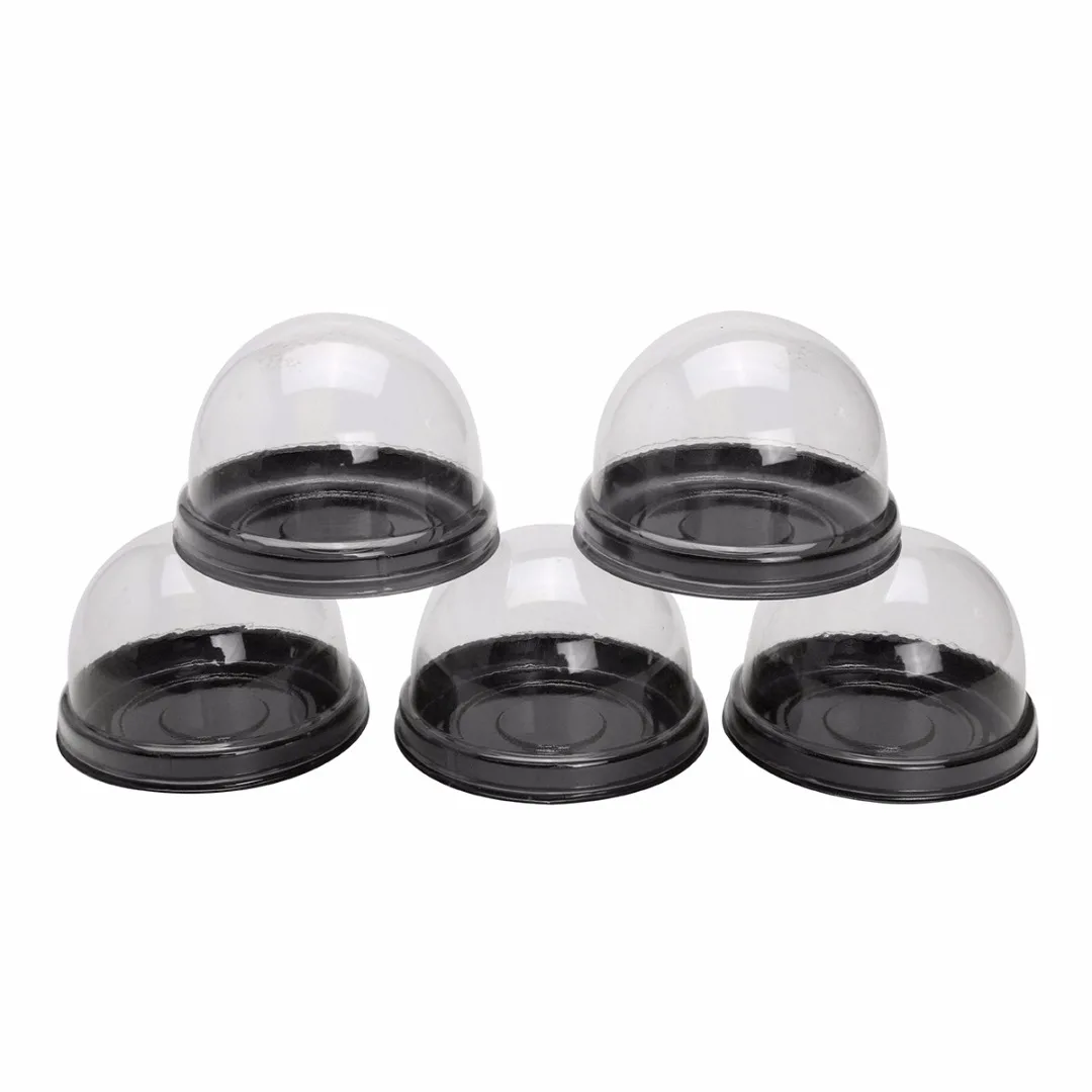 50pcs Cupcake Box Clear Plastic Cake Packing Boxes Mini Cases Muffin Pod Dome Cup Case Party Mold Deco Tools | Дом и сад