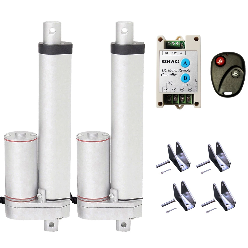2 линейных привода 200 мм 8 &quot ход Н фунта с беспроводным пультом дистанционного