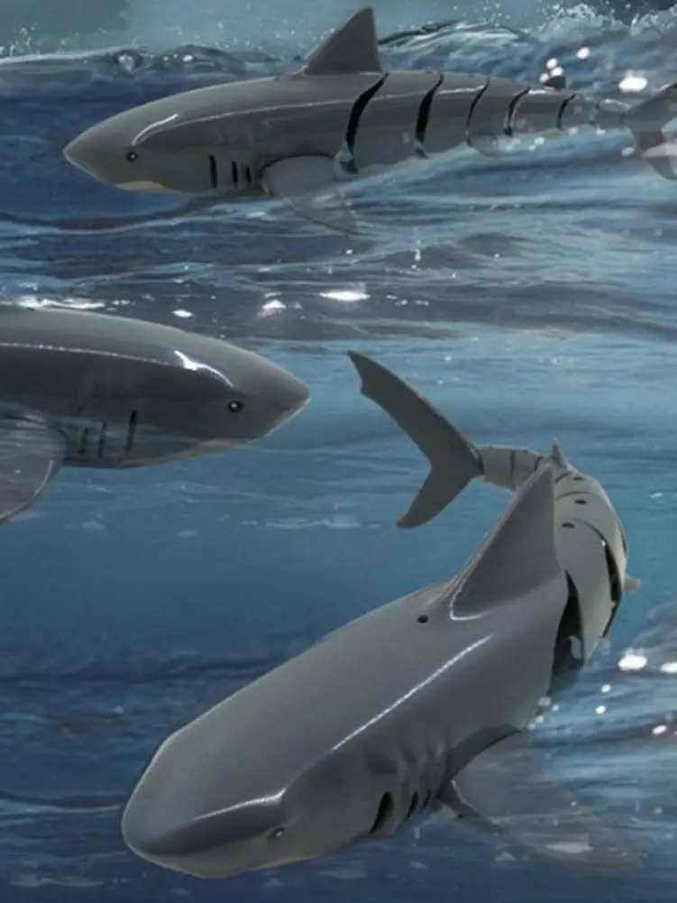 Обновленные игрушки акулы с дистанционным управлением воздушная плавающая рыба