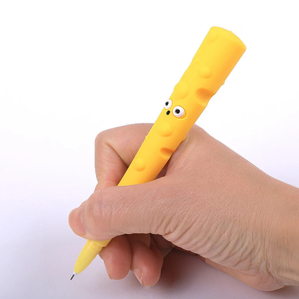 Creative Cute Cartoon Gel Pen Rubber Material 0.5mm Writing Tool Black Ink Office Accessories Stationery kawaii school supplies |