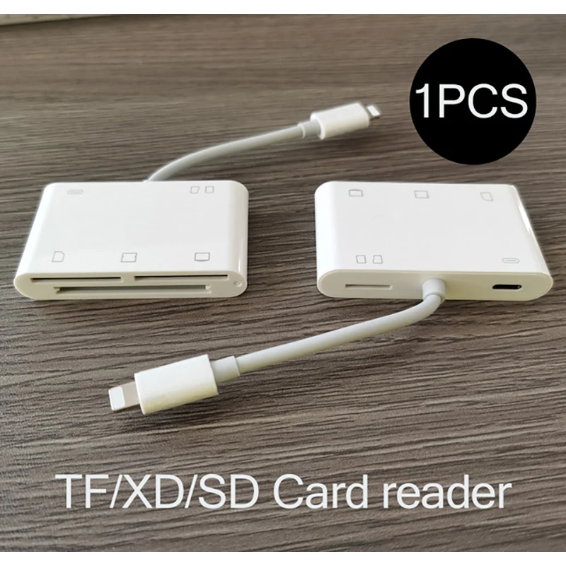 C76 для iPhone CF XD кардридер 5 в 1 молния USB3.0 разъем TF SD камера адаптер высокого тока