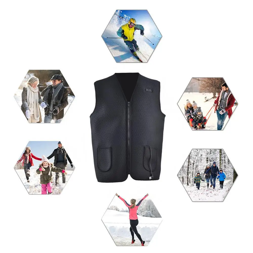 Новый охотничий жилет с Usb-подогревом куртка подогревом зимняя одежда мужской