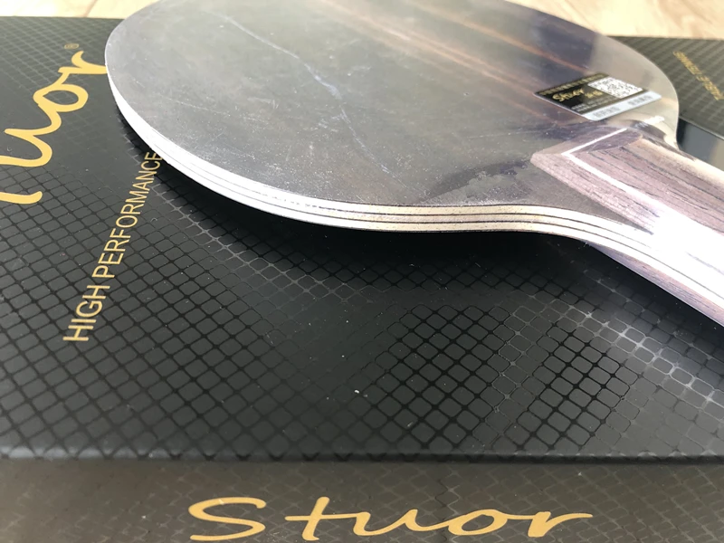 Stuor Ebony 7 слоев чистого дерева ракетки для настольного тенниса пинг-понг профессиональный тренировочный нож