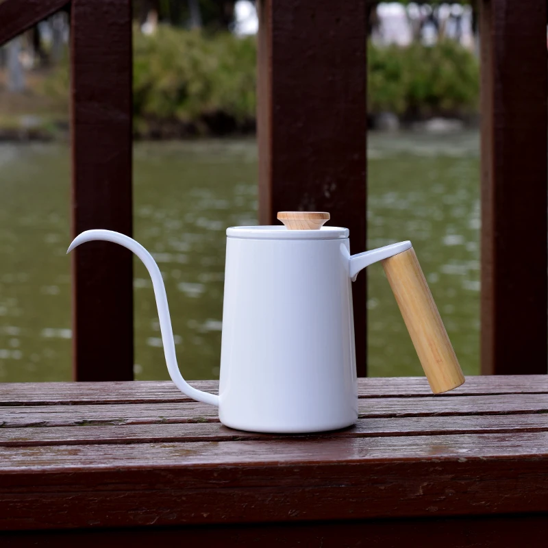 Капельный чайник для кофе с длинным носиком и тефлоновым покрытием кувшин воды