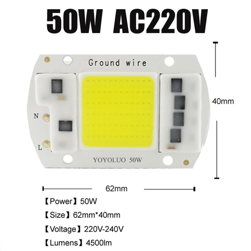 Светодиодная лампа с чипом Cob AC 220 В 230 20 Вт 30 50 Вт|230v led bulb|led bulbled bulb 20w |
