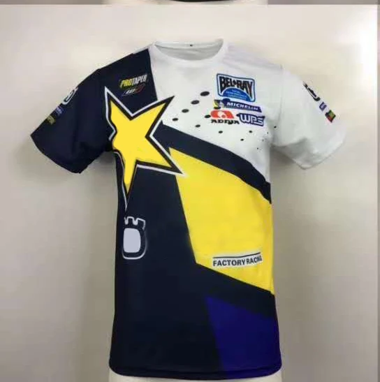 

2020 Quick dry Breathable Motorcycle Summer T-Shirt Moto gp Team Factory Racing Riding T-Shirt
