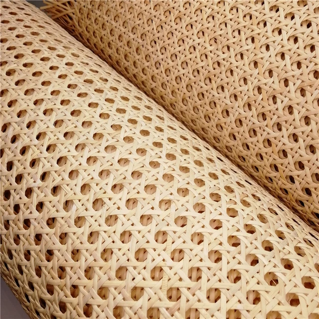 20CM 70CM Wide Cane Webbing Natural Indonesian Real Rattan 1/2 Mesh For  Shoes Cabinets And Sofa - AliExpress