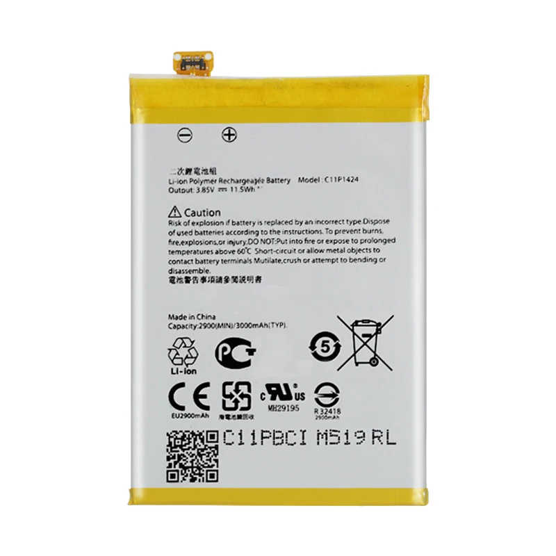 Оригинальный сменный аккумулятор для телефона C11P1424 3000 мАч Asus ZenFone 2 ZE551ML ZE550ML Z00AD