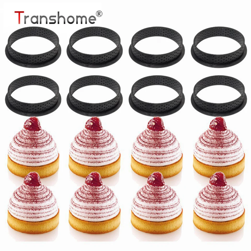 Круглая форма для Мусса Transhome силиконовая французского десерта торта DIY формы