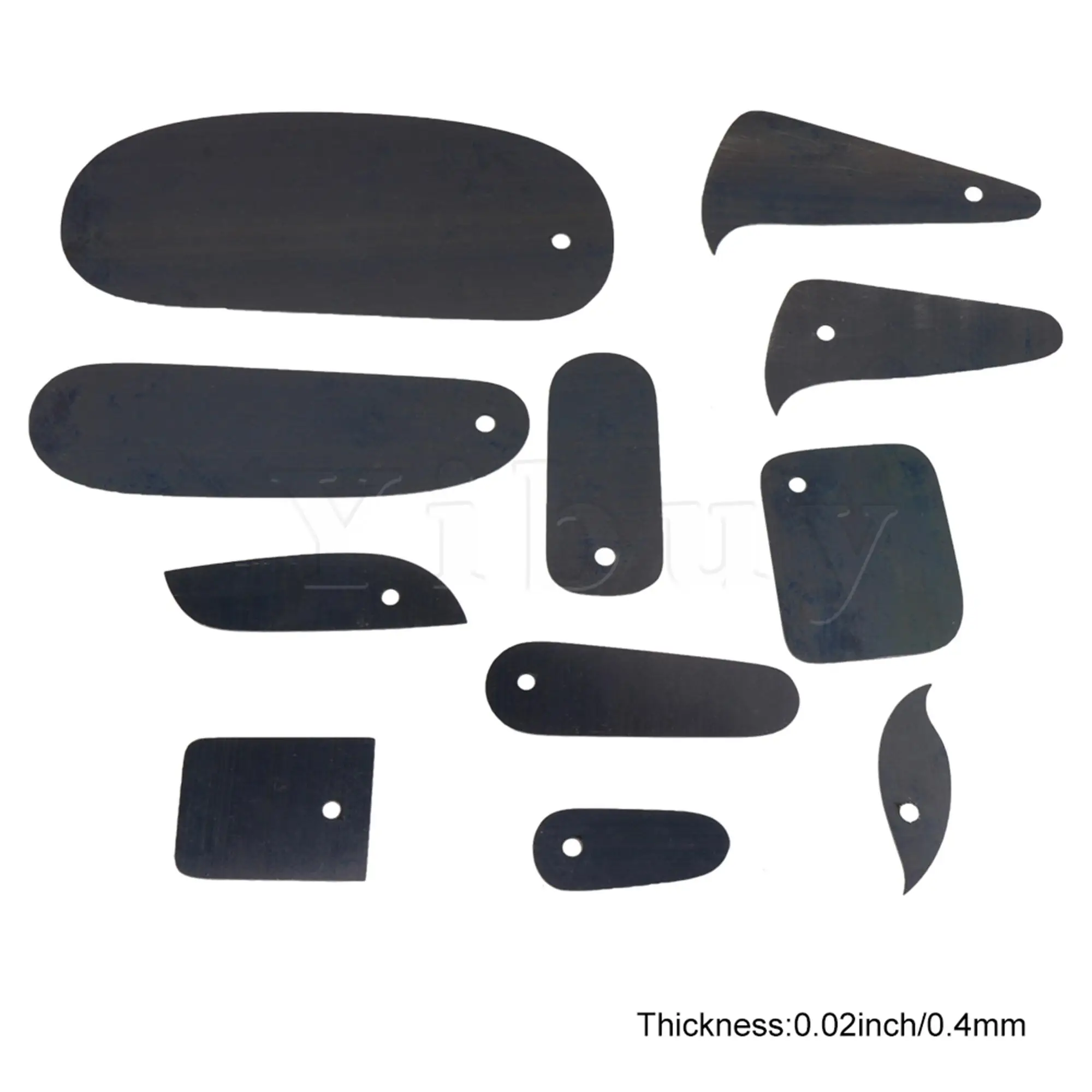 

Yibuy Black 0.4MM Spring Steel Violin Cutter Violin Tool Repair for Violin