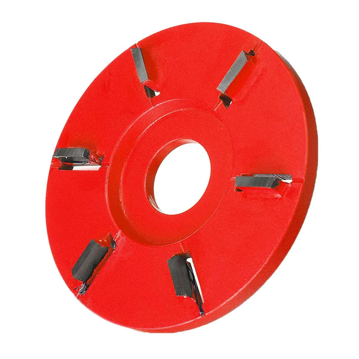 flat red 90 мм H22 мощность резьба по дереву диск для 22 мм угловой шлифователь инструмент фреза шестизубная дуга плоский деревообрабатывающий турбо болгарка - Цвет: flat red