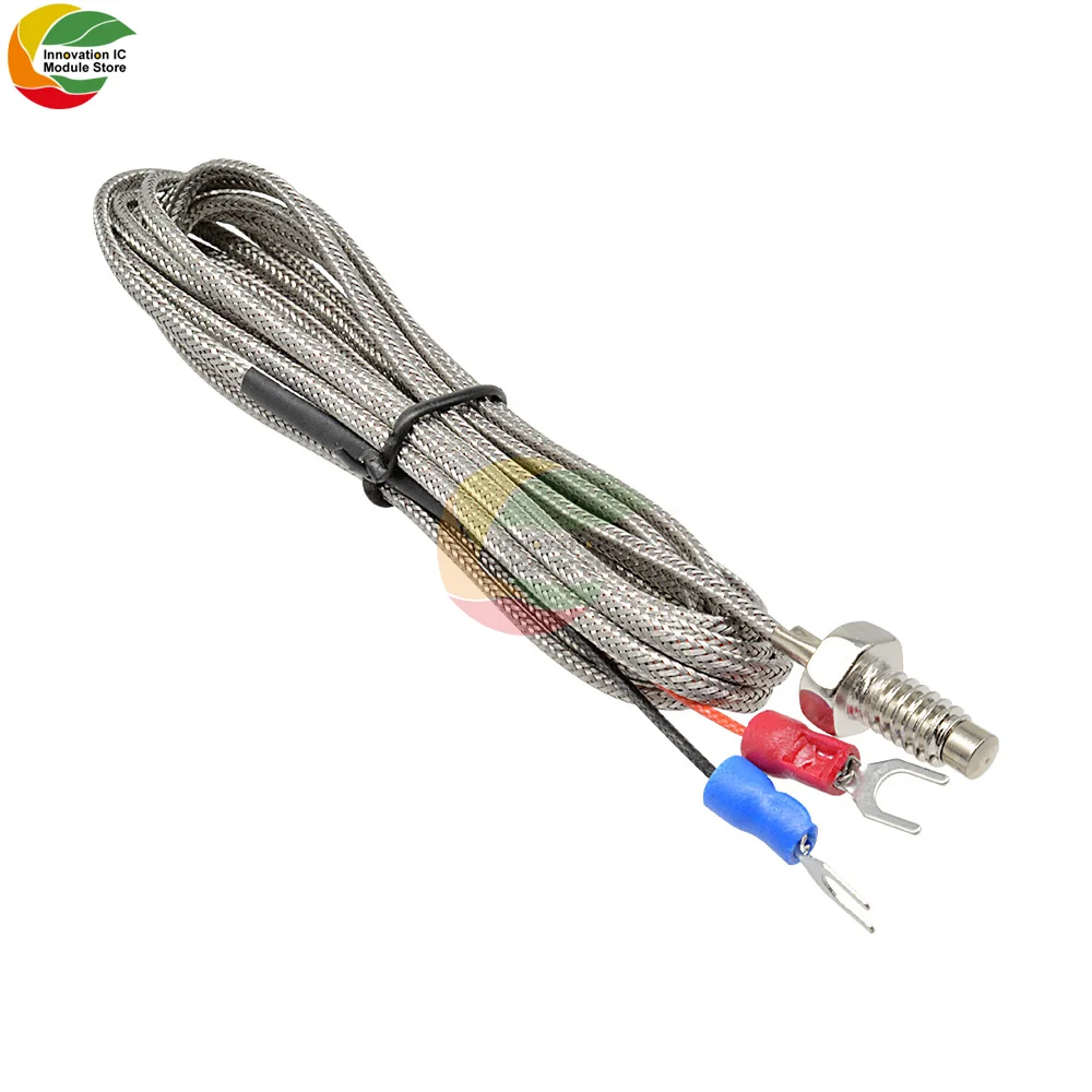 2М К-типа термистор зонд кабель термопары контроль температура 0-400 градусов Цельсия датчик для контроллера включен
