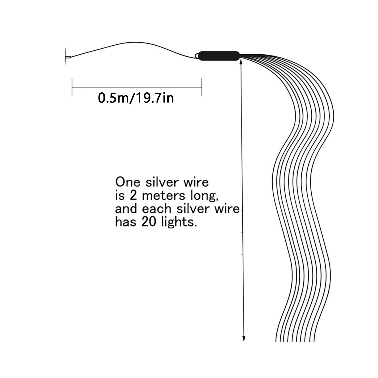 

Led String Lights Silver Wire Garland Powered By 5v Battery Usb Fairy Light Home Christmas Wedding Party Decoration Lighting