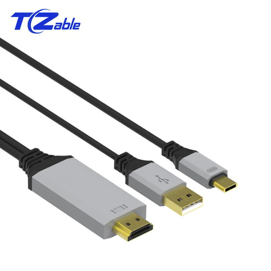 Кабель удлинитель с USB C на A папа 2 м|Кабели HDMI| |