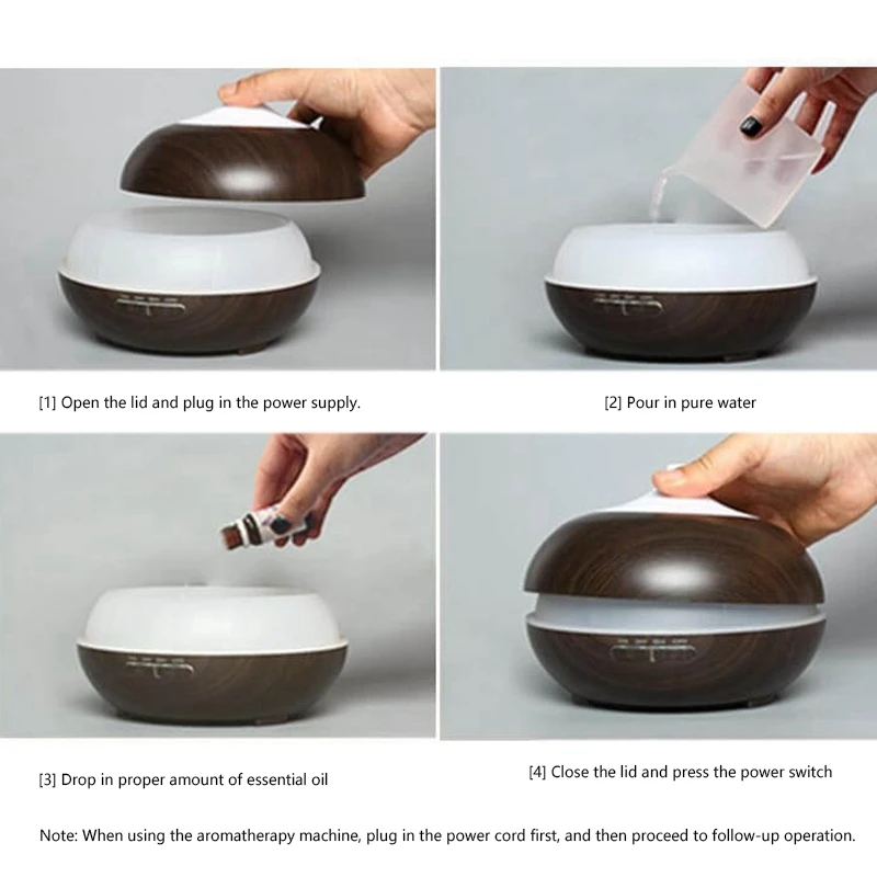 Умный Wifi беспроводной 400 мл арома-диффузор эфирного масла увлажнитель воздуха