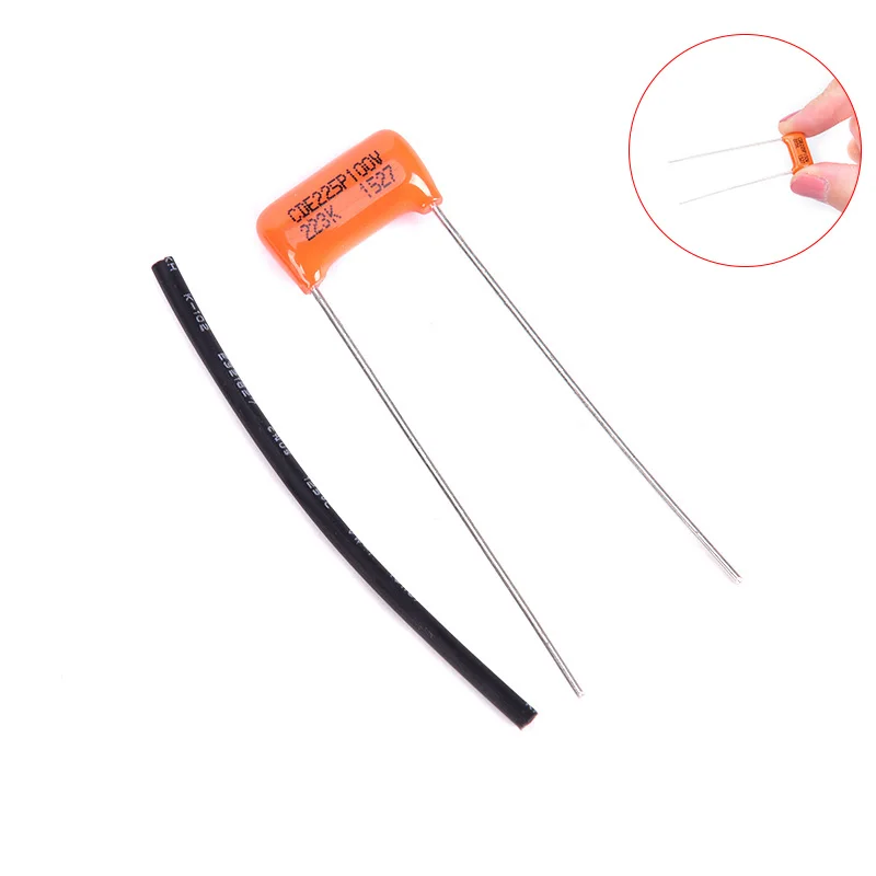 

1pc Capacitor CDE225P 223K 0.022UF 100V For Electric Guitar Bass Cap
