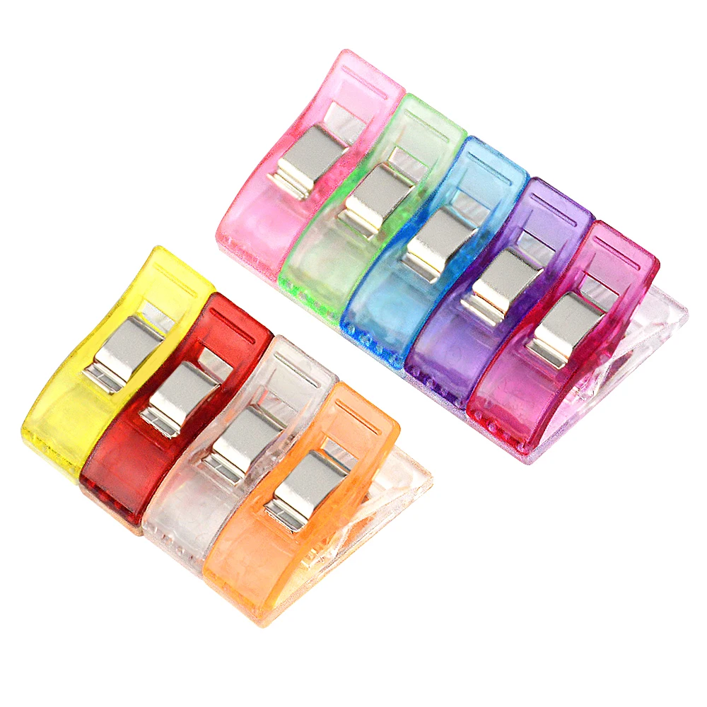 Multi Color Plastic Clips Fabric Clamps Patchwork Sewing Craft Quilt DIY for Home Handmade Accessories Tools 1/10pcs | Дом и сад