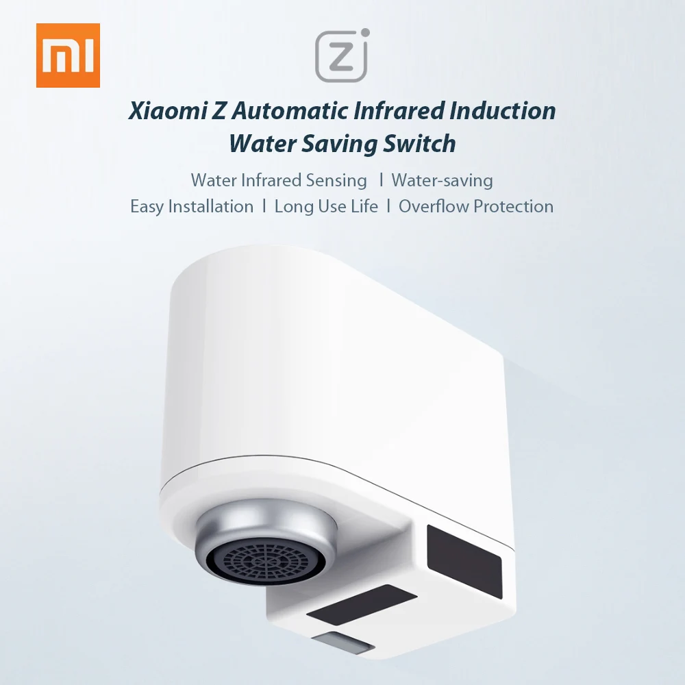 Xiaomi Z автоматический переключатель экономии воды инфракрасное переливное устройство Регулируемый водный диффузор для кухни ванной раковины кран
