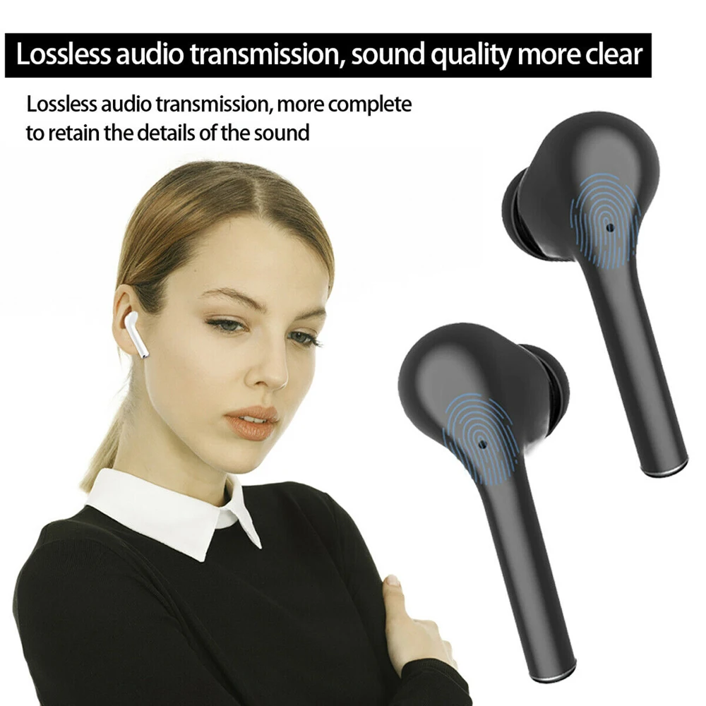 OTTWN новые наушники-вкладыши TWS с 5,0 M6S Bluetooth наушники спортивные водонепроницаемые часы, подходят для бас стерео сенсорное управление с микрофоном Шум шумоподавления Беспроводной наушники