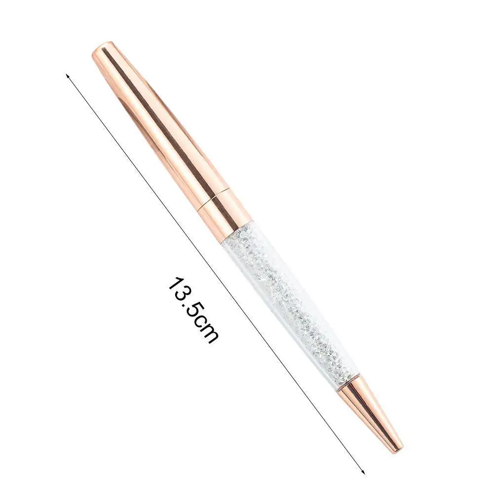 

1pcs Luxury Metal Roller Ballpoint Pen Office School Supplies Rose Gold Signature Pens High Quality Stationery Supplies