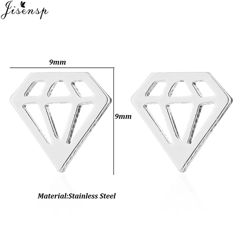 Серьги Jisensp в стиле панк и ретро с черепом для женщин мужчин пирсинг ушей