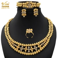 jewelery set bracelet ring luxury wedding set for women jewelry indian designers dress necklace matching chokers luxury earrings
