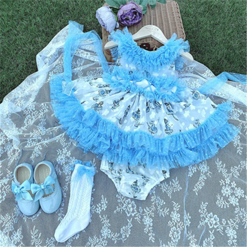 2020 детская эксклюзивная одежда детские испанские платья для девочек летние