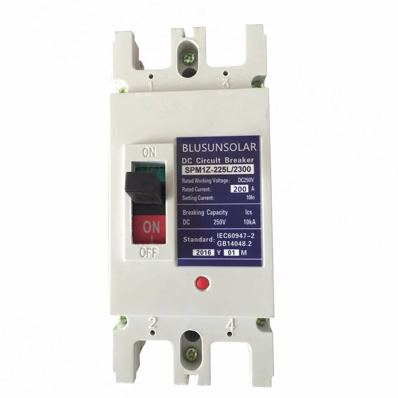1 шт. продажа 2P 63A/80A DC440V MCCB фотоэлектрическая лампа Литой чехол выключатель