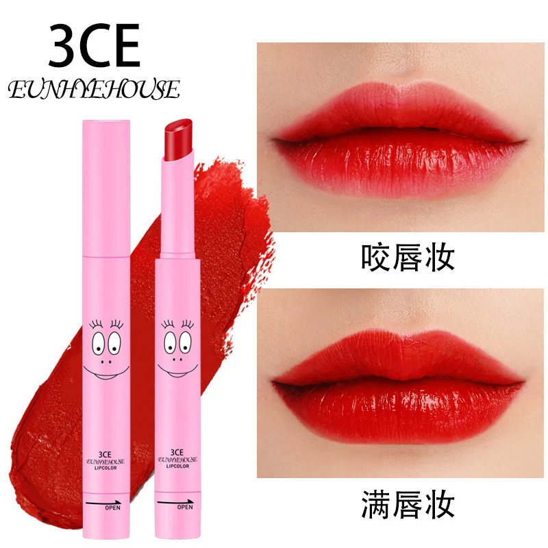 Увлажняющая и питательная водостойкая губная помада русалка 3CE EunHye House Baba Dad |