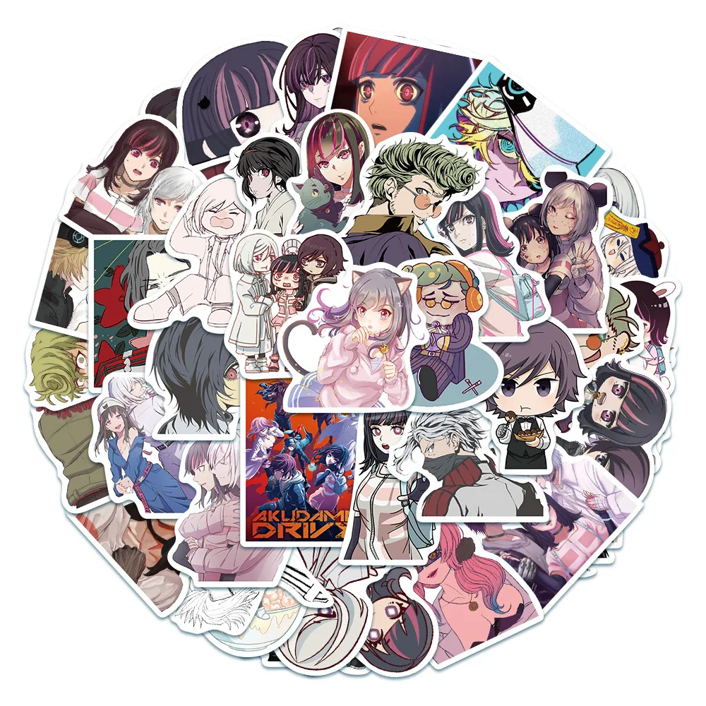 

10/30/50PCS Anime Complete Villain Character Cute Graffiti Sticker Suitcase Laptop Waterproof Decoration Toy Wholesale