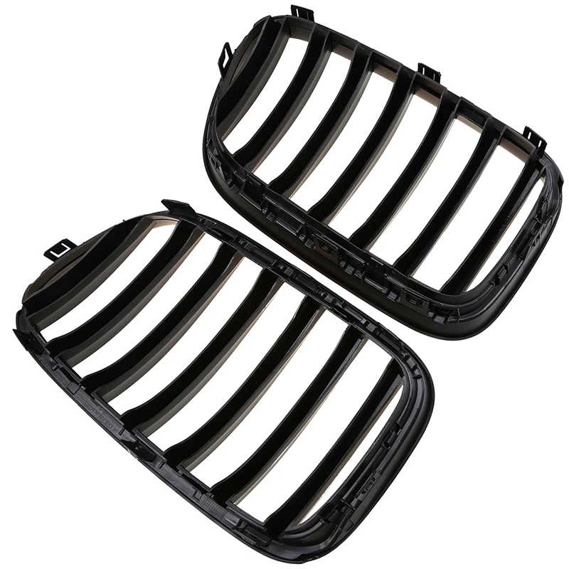 Передняя решетка posbay матовый черный бампер Центральная для почек грили BMW X3 F25