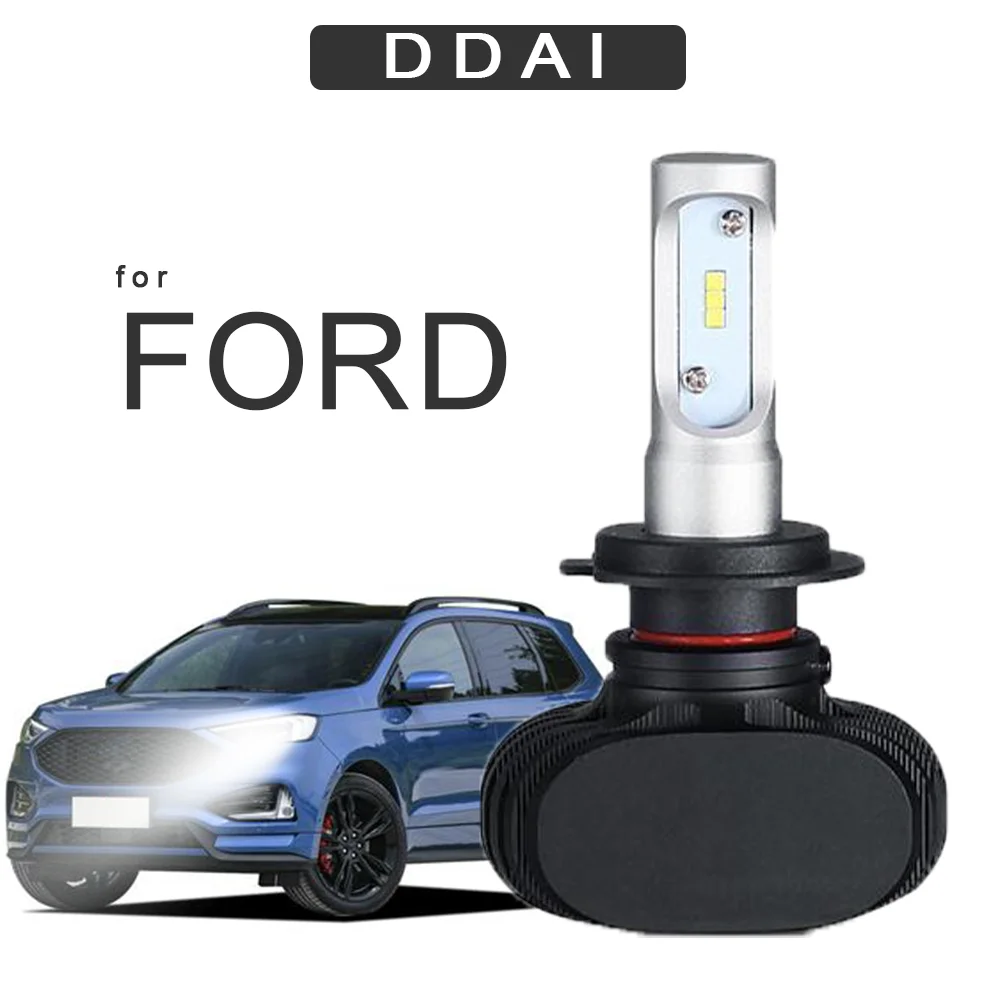 Дорк CSP 9005 9006Led автомобильной H4 Led H7 Автомобильные фары 12V 50W 8000LM 6000K для авто HB3 9006