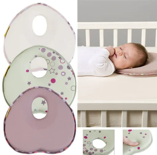 

Hot Baby Infant Shape Toddler Sleep Positioner Anti Roll Cushion Flat Head Pillow Protection Of Newborn