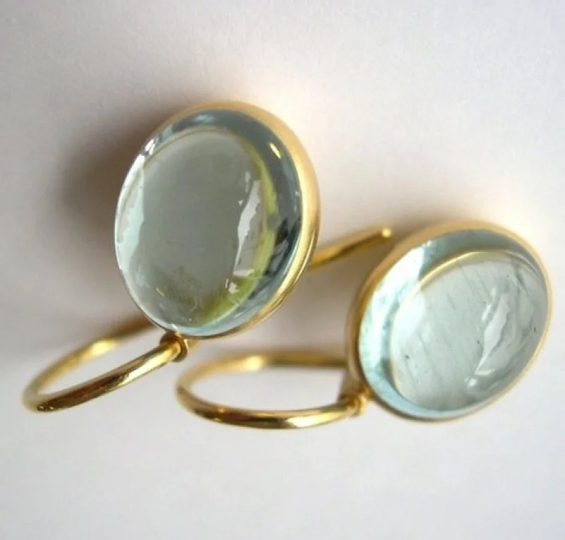 серьги висячие zara woman 2021 украшения бижутерия Зеленые прозрачные серьги-подвески