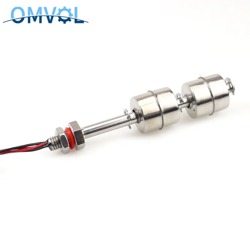 Stainless Steel Water Level Sensor Liquid Float Switch Tank Pool Double ball L:120mm | Обустройство дома