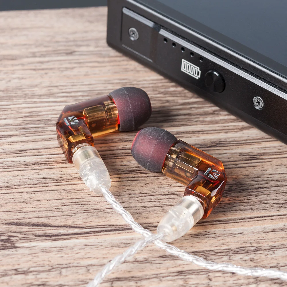 KBEAR F1 в ухо наушник 1 сбалансированный арматурный драйвер высокого класса HIFI бас гарнитура монитор dj наушники