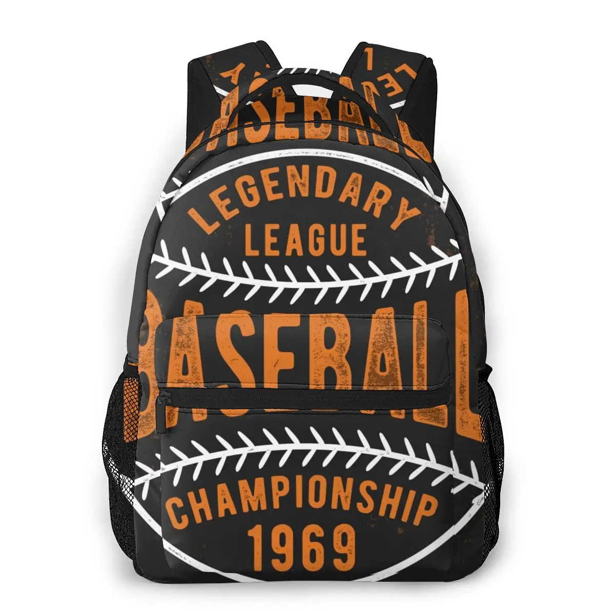 Бейсбольная этикетка для колледжа постер повседневный рюкзак дорожная школьная