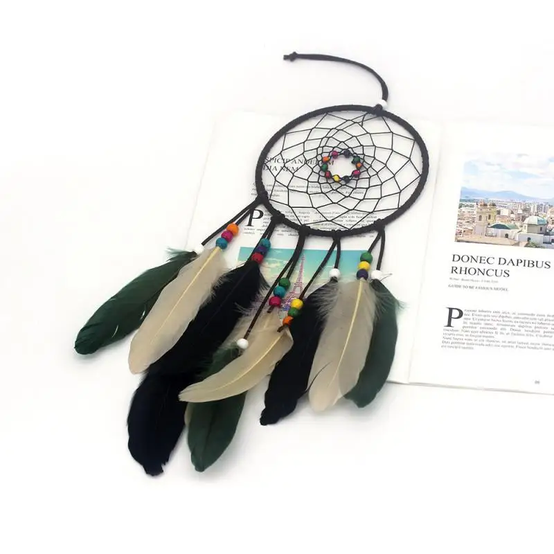 

Dream Catcher Home Decor Feather Dreamcatcher Wind Chimes Indian Style Religious Mascot Car Wall Decoration Dreamcatcher 16x46cm
