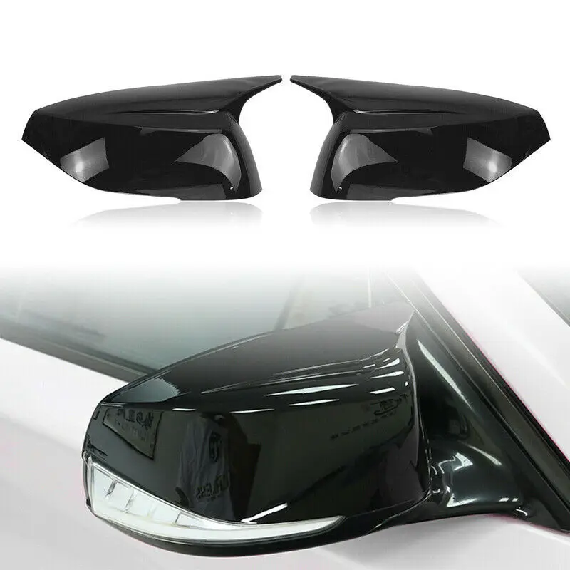 

Чехол для зеркала заднего вида Infiniti Q50 Q60 Q70 QX30 2014-2021, ярко-черный, аксессуары высокого качества