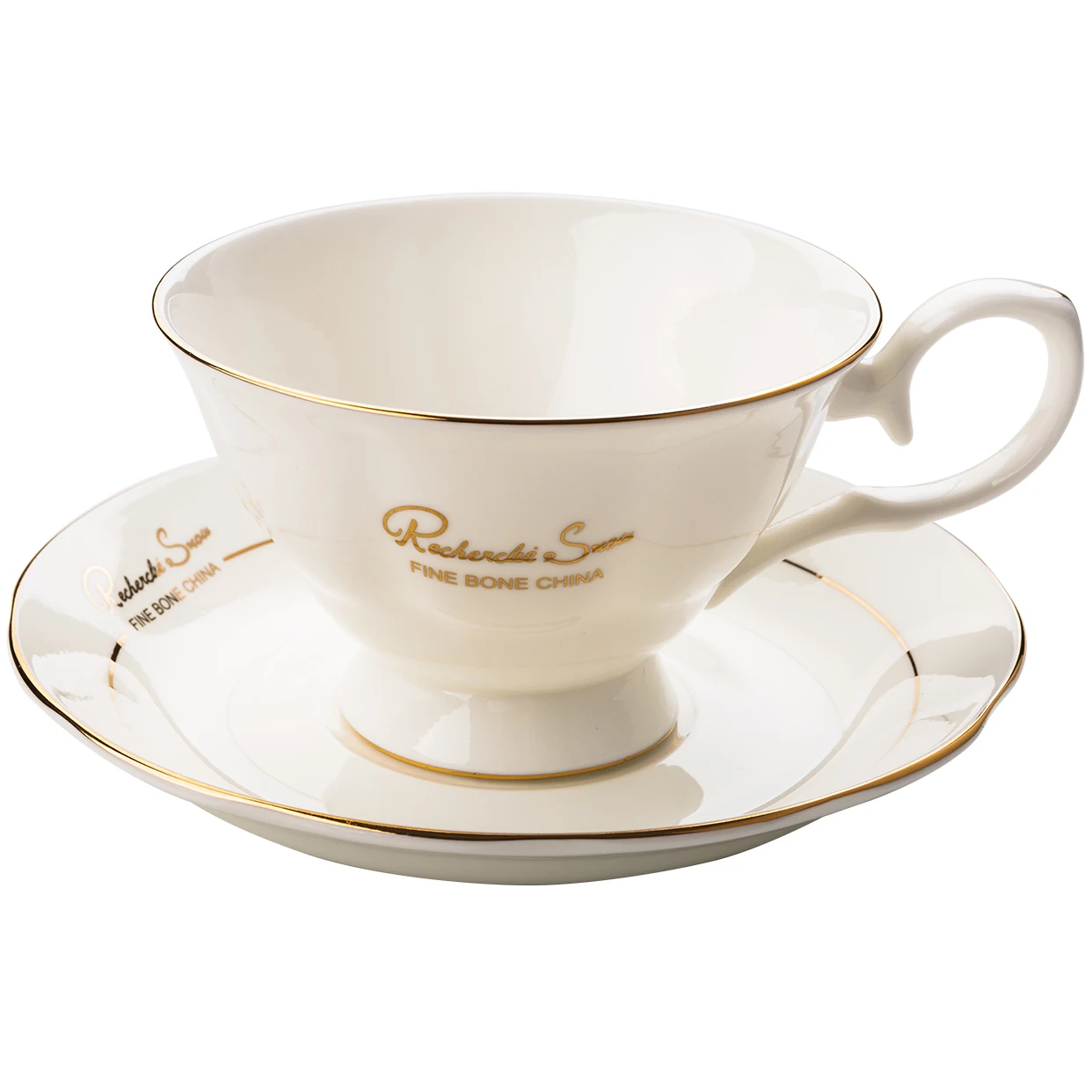 

White Porcelain Coffee Cup Set Ceramic European Espresso Cup Tea Saucer Turkish Royal Bone China Tazas Cafe Wedding Cups E5BD