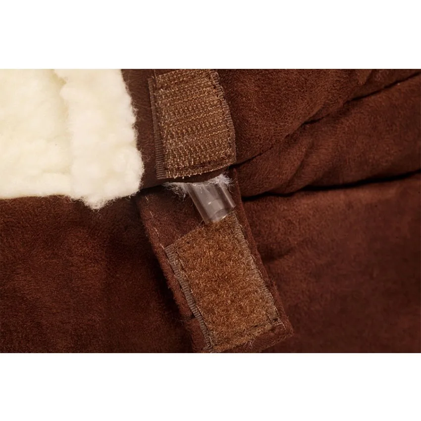 Теплая подстилка для питомца моющаяся Snuggery круглая колючая кровать для домашних животных с крышкой для собак и кошек водонепроницаемое щенячье гнездо товары для собак