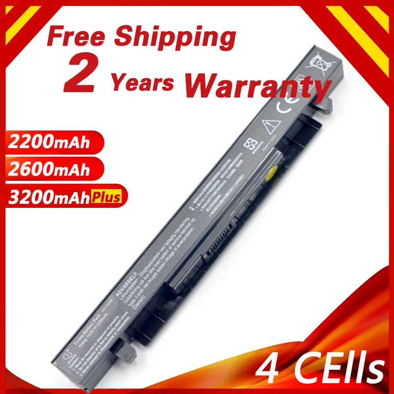 Аккумулятор Golooloo для ASUS 4 ячейки A41 X550 A450 F450 A550 F552 R409 R510 X450 X550C R510C K450 K550 P450