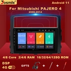 Автомагнитола 2 din для Mitsubishi PAJERO 4 2006-2014, 9 дюймов, Android 11